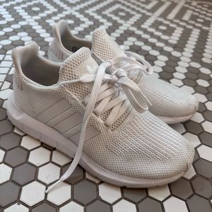 Adidas white sneakers